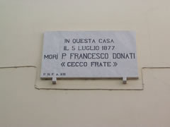 Casa di Francesco Donati detto Cecco Frate